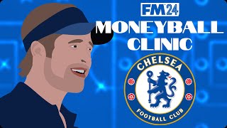 Moneyball Clinic Rebuilding CHELSEA Part 2  Team Tactic amp Transfer Guide  FM24 [upl. by Peckham42]