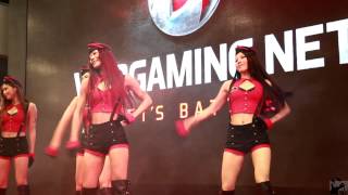 2014 TAIPEI GAME SHOW 台北國際電玩展 戰車世界 開場舞 [upl. by Simson]