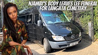 Njambi Koikai Body Leaves Lee Funeral For Burial At Langata Cemetery  Celebrities [upl. by Yreved]