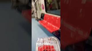 2 mins rides mrt Tanjong Katong to Marine Parade Station viralvideo viral trending shorts yt [upl. by Nhguavaj]