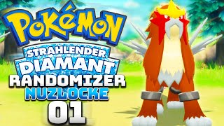 EIN LEGENDÄRER START Pokémon Strahlender Diamant RANDOMIZER NUZLOCKE Part 01 HD [upl. by Eseerahs]