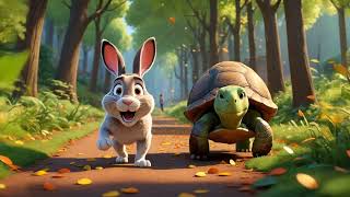 Rabbit 🐇 and tortoise 🐢 The Race of Harold and Timothy kids story [upl. by Laural]