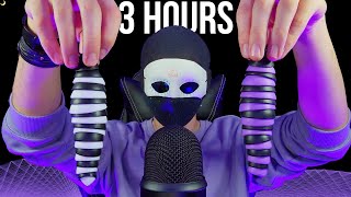 3 HOURS OF ASMR Tingly Deep Brain amp Eardrum Massage for Sleep Mic Scratching Rubbing and More [upl. by Donnie948]