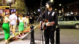 Busker Playing quotHallelujahquot Cover on the Streets of Athens GA [upl. by Dayir]