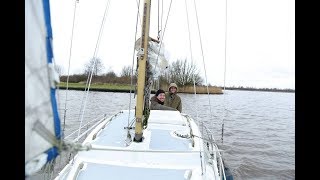 2018  Leisure 22  Winter Sailing  Lauwersmeer [upl. by Curley]