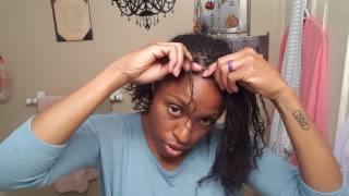 178 Sisterlocks Vlog 043 Flat Twist Tutorial for Locs [upl. by Noitna]