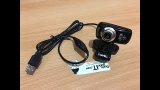 UNBOXING WebCam HAVIT HVV622 8MP Web Camera PC With Microphone For PCNotebook [upl. by Sacttler]