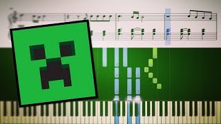 Sweden  Minecraft Volume Alpha  Full Song Piano Tutorial  SHEETS [upl. by Tnert]