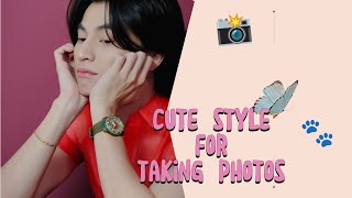 Gulf Kanawut  Fancam cute style for taking photos😍😂🤏🏻 [upl. by Arat]