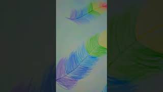 Feather art 🎨medal🥇👻😎😱please subscribe ❤️ [upl. by Merissa]