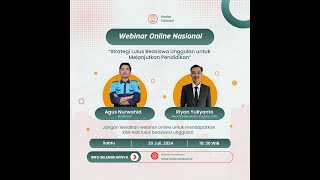 Webinar Beasiswa Unggulan I Kiat Lolos Beasiswa BU [upl. by Samoht]