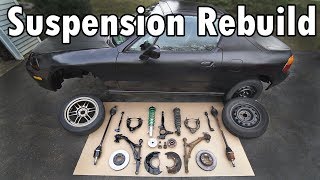 How to Rebuild the Entire Front Suspension in your Car or Truck [upl. by Lletniuq]