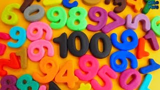 Learn To Count 0 to100  Counting Numbers 1000  Play Doh Numbers [upl. by Ennadroj]