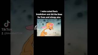 voicing rens psychotic breakdown voiceacting shorts Ren and Stimpy [upl. by Sewel]