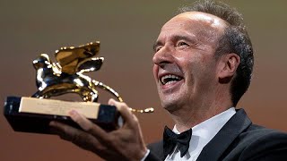 Roberto Benigni wins lifetime achievement award at Venice Film Festival [upl. by Arsuy774]