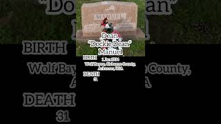 【visit to a grave】Dean “Dockie Dean” Manuel【Famous Memorial】gravestone rip lets give flowers [upl. by Acireed]