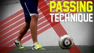 Passing Technique  Soccer Tips  Soccer Drills [upl. by Amend]