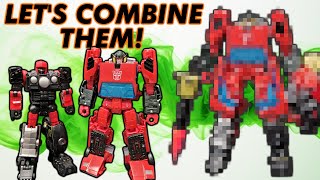 Spinout and Road Pig Combiner Archer Samurai [upl. by Ward870]