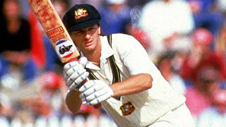 Famous Test Debuts Steve Waugh [upl. by Rowan]