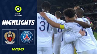 OGC NICE  PARIS SAINTGERMAIN 0  2  Highlights  OGCN  PSG  20222023 [upl. by Truelove]