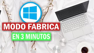 Como RESTABLECER WINDOWS 10 De FABRICA 2024 [upl. by Davine]