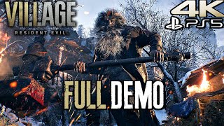 RESIDENT EVIL 8 VILLAGE  Gameplay Walkthrough Part 1  FULL DEMO PS5 4K 60FPS No Commentary [upl. by Ethelstan]