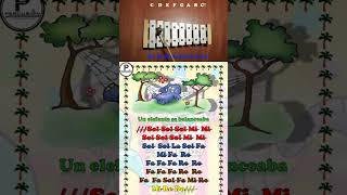 Un Elefante  Canciones en Xilófono  songs on xylophone shorts [upl. by Eilsek]