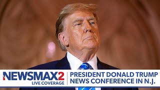 LIVE President Donald Trump News Conference in New Jersey  NEWSMAX2 [upl. by Judah779]