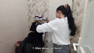 Pencucian Rambut Pengeringan amp Pencatokan Matkul Perawatan Rambut P Taris Unesa [upl. by Ayekram219]