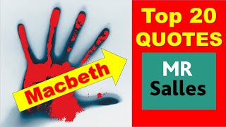 Top 20 QUOTES in Macbeth Mr Salles [upl. by Bernita]