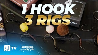 One Hook 3 Great Carp Rigs  Pop Up rig Wafter Rig amp Bottom Bait Rig  Carp Fishing Quickbite [upl. by Lenci98]