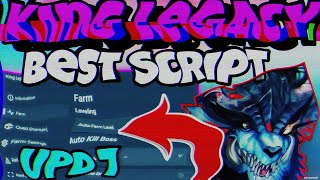 KING LEGACY UPDATE 7 BEST SCRIPT  PASTEBIN ROBLOX GUI HACK  AUTO FARM amp DUPE  NO KEY [upl. by Homere]