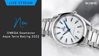 OMEGA Beijing Olympic Watch 2022  New Seamaster Aqua Terra  Bobs Watches [upl. by Leanard]