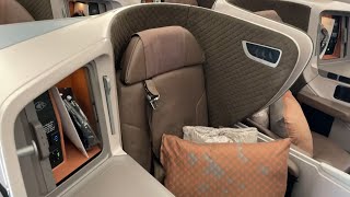 Singapore Airlines A350900 regional business class Sydney to Singapore Australia trip part 8 [upl. by Domenech958]