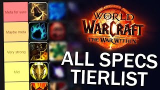 My preliminary TWW M Tier list for most specs [upl. by Nomed843]