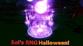 NEW HALLOWEEN AURA Nightmare Sky Cutscene  Showcase  Sols RNG [upl. by Raama753]