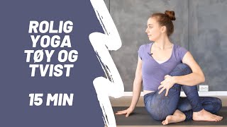 Rolig Yoga for Tøying  15 minutt [upl. by Downs]