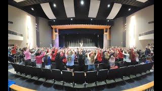 Whitehall Middle School choir participates at MSVMA Middle School SING Oct 7 2024 at Fruitport [upl. by Adnal982]