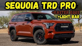 Sequoia TRD Pro Review with Easter Eggs [upl. by Gibun978]