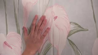 How to hang Paste The Wall Wallpaper  Laura Ashley [upl. by Baseler]