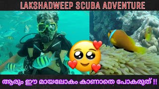 SCUBA DIVING IN LAKSHADWEEP  UNDER WATER SCENES  GO PRO FULL HD [upl. by Lanuk]