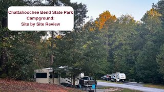 Chattahoochee Bend State Park Campground Site by Site Tour and Review [upl. by Lunette]