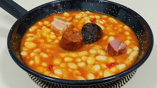 🥘 LA FABADA MÁS FÁCIL Y RÁPIDA🥄  BEATRIZ COCINA [upl. by Goar]