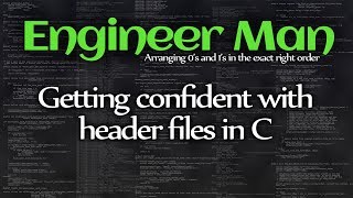 Getting confident with header files in C [upl. by Littman600]