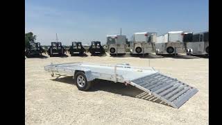 2024 Aluma 7815S 15 Aluminum Utility Trailer  Arthur IL [upl. by Broddie324]