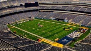 From Giants to Jets Morphing MetLife Stadium [upl. by Enidlarej]