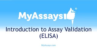 Introduction to Assay Validation ELISA [upl. by Gustavo704]