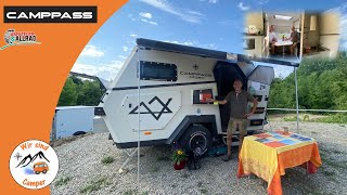 OFFROAD Wohnwagen CAMPPASS auf der Abenteuer amp Allrad 2022 [upl. by Lyndsie]