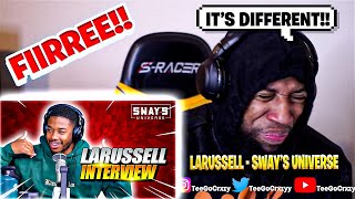 THAT REAL TALK IS DIFFERENT LaRussell Freestyle  SWAY’S UNIVERSE REACTION [upl. by Alexandros177]