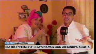 Día del enfermero Desayunamos con Alejandra Acosta [upl. by Hakim]